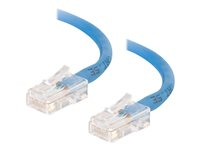 C2G Cat5e Non-Booted Unshielded (UTP) Network Patch Cable - Patch-kabel - RJ-45 (hane) till RJ-45 (hane) - 30 m - UTP - CAT 5e - tvinnad, enhetsstart - blå 83030