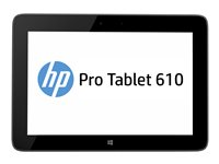 HP Pro Tablet 610 G1 - 10.1" - Intel Atom - Z3795 - 4 GB RAM - 64 GB eMMC - Svenska/finska F1P66EA#AK8