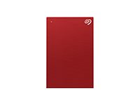 Seagate One Touch HDD STKB2000403 - Hårddisk - 2 TB - extern (portabel) - USB 3.2 Gen 1 - röd - med 2 års Seagate Rescue Data Recovery STKB2000403