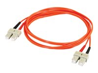 C2G - Patch-kabel - SC-läge (multi-mode) (hane) till SC-läge (multi-mode) (hane) - 2 m - fiberoptisk - 62,5/125 mikron 85019