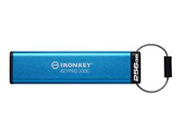 Kingston IronKey Keypad 200C - USB flash-enhet - krypterat - 256 GB - USB-C 3.2 Gen 1 IKKP200C/256GB