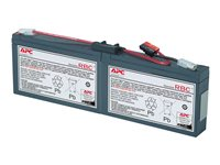 APC Replacement Battery Cartridge #18 - UPS-batteri - 1 x batteri - Bly-syra - svart - för P/N: AP1250RM, PS450, SC1500, SC250RM1U, SC250RMI1U, SC450R1X542, SC450RM1U, SC450RMI1U RBC18