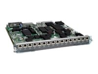 Cisco 16-Port 10 Gigabit Ethernet Copper Module with DFC4 - Expansionsmodul - 10Gb Ethernet x 16 - för P/N: WS-C6503-E, WS-C6503-E-RF, WS-C6504-E, WS-C6504-E-RF, WS-C6506-E-RF, WS-C6513-E WS-X6816-10T-2T=