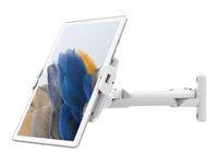 Compulocks Universal Tablet Cling Swing Wall Mount - Monteringssats (väggfäste, svängbar arm) - för surfplatta - vit 827WUCLGVWMW