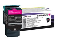 Lexmark - Magenta - original - tonerkassett LCCP, LRP - för Lexmark C540, C543, C544, C546, X543, X544, X546, X548 C540A1MG