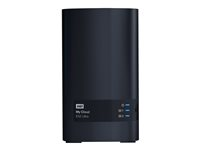 WD My Cloud EX2 Ultra WDBVBZ0080JCH - Personlig molnlagringsenhet - 2 fack - 8 TB - HDD 4 TB x 2 - RAID RAID 0, 1, JBOD - RAM 1 GB - Gigabit Ethernet - iSCSI support WDBVBZ0080JCH-EESN