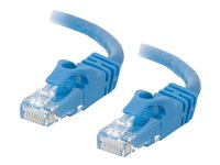 C2G Cat6 Booted Unshielded (UTP) Network Patch Cable - Patch-kabel - RJ-45 (hane) till RJ-45 (hane) - 20 m - UTP - CAT 6 - formpressad, hakfri, tvinnad - blå 83394