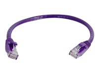 C2G Cat6 Booted Unshielded (UTP) Network Patch Cable - Patch-kabel - RJ-45 (hane) till RJ-45 (hane) - 5 m - UTP - CAT 6 - formpressad, hakfri, tvinnad - lila 83635