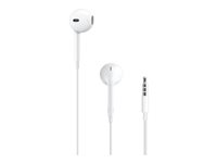 Apple EarPods - Hörlurar med mikrofon - öronknopp - kabelansluten - 3,5 mm kontakt - för iPad/iPhone/iPod MD827ZM/B