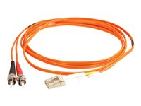 C2G - Patch-kabel - LC multiläge (hane) till ST-läge (multi-mode) (hane) - 20 m - fiberoptisk - 62,5/125 mikron 85079