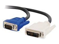 C2G - VGA-kabel - DVI-A (hane) till HD-15 (VGA) (hane) - 3 m 81207