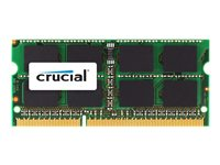 Crucial - DDR3 - modul - 2 GB - SO DIMM 204-pin - 1066 MHz / PC3-8500 - CL7 - 1.5 V - ej buffrad - icke ECC CT2G3S1067MCEU