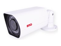 BTG - Övervakningskamera - kula - utomhusbruk - färg (Dag&Natt) - 2 MP - 1920 x 1080 - 1080p - varifokal - AHD, CVI, TVI, CVBS - DC 12 V BTG1236/28AHQ
