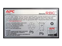 APC Replacement Battery Cartridge #110 - UPS-batteri - 1 x batteri - Bly-syra - svart - för P/N: BE650G2-CP, BE650G2-FR, BE650G2-GR, BE650G2-IT, BE650G2-SP, BE650G2-UK, BR650MI APCRBC110