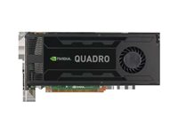NVIDIA Quadro K4000 - Grafikkort - Quadro K4000 - 3 GB GDDR5 - PCIe 2.0 x16 - DVI, 2 x DisplayPort - för Precision T3610, T5610, T7610 490-BBQW