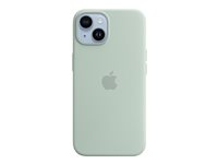 Apple - Baksidesskydd för mobiltelefon - MagSafe-kompatibilitet - silikon - succulent - för iPhone 14 MPT13ZM/A