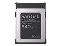 SanDisk PRO-CINEMA - flash-minneskort - 640 GB - CFexpress, typ B SDCFEC-640G-GN4NN