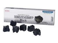 Xerox Phaser 8560MFP - 6-pack - svart - fast bläck - för Phaser 8560 108R00727