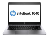 HP EliteBook Folio 1040 G1 - 14" - Intel Core i7 - 4600U - vPro - 8 GB RAM - 256 GB SSD - Svenska/finska F1N10EA#AK8