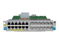 HPE Gig-T PoE+/12-port SFP v2 zl - Expansionsmodul - Gigabit Ethernet x 12 + 12 SFP - för HPE 8206, 8212; HPE Aruba 5406, 5412 J9637A