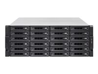 QNAP TS-H2477XU-RP - NAS-server - 24 fack - kan monteras i rack - SATA 6Gb/s - RAID RAID 0, 1, 5, 6, 10, 50, JBOD, 5 hot spare, 6-reservsnabbyte, 60, 10 hot spare, RAID TP - RAM 32 GB - Gigabit Ethernet / 10 Gigabit Ethernet / 10Gbps SFP+ - iSCSI support - 4U TS-H2477XU-RP-3700X-32G