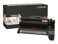 Lexmark - Gul - original - tonerkassett LRP - för Lexmark C752, C760, C762, X752, X762 15G041Y