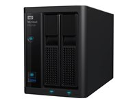 WD My Cloud PR2100 WDBBCL0160JBK - NAS-server - 2 fack - 16 TB - HDD 8 TB x 2 - RAID 0, 1, JBOD - RAM 4 GB - Gigabit Ethernet WDBBCL0160JBK-EESN