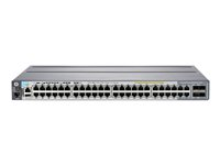 HPE Aruba 2920-48G-PoE+ 740 W - Switch - L3 - Administrerad - 44 x 10/100/1000 (PoE+) + 4 x kombinations-Gigabit SFP - rackmonterbar - PoE+ (740 W) J9836A#ABB