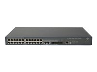 HPE 3600-24 v2 EI - Switch - L4 - Administrerad - 24 x 10/100 + 4 x Gigabit SFP + 2 x delad 10/100/1000 - rackmonterbar JG299A
