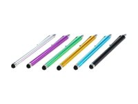Insmat Touchpen Color Set - Penna för mobiltelefon, surfplatta (paket om 6) 133-8130