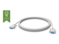 Vision Techconnect - Seriell kabel - DB-9 (hona) till DB-9 (hona) - 5 m - vit TC 5MS