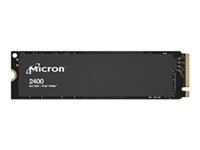 Micron 2400 - SSD - krypterat - 1 TB - inbyggd - M.2 2280 - PCIe 4.0 (NVMe) - 256 bitars AES - Self-Encrypting Drive (SED), TCG Opal Encryption 2.01 MTFDKBA1T0QFM-1BD15ABYYR