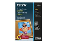 Epson - Blank - 102 x 152 mm - 200 g/m² - 20 ark fotopapper - för EcoTank ET-2850, 2851, 2856, 4850; EcoTank Photo ET-8500; EcoTank Pro ET-5800 C13S042546