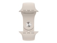 Apple - Band för smart klocka - Vanlig storlek - starlight - för Watch (42 mm, 44 mm, 45 mm, 49 mm) MKUU3ZM/A