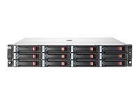 HPE StorageWorks Disk Enclosure D2600 - Kabinett för lagringsenheter - 12 fack ( SAS-2 ) - 12 x HDD 600 GB - kan monteras i rack - 2U AW523A