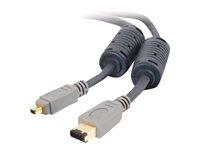 C2G - IEEE 1394-kabel - 4 pin FireWire (hane) till 6 pin FireWire (hane) - 4.5 m - formpressad 81604
