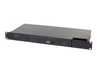 APC KVM 2G Analog - Omkopplare för tangentbord/video/mus - CAT5 - 16 x KVM port(s) - 1 lokal användare - rackmonterbar - TAA-kompatibel - för P/N: AR3106SP, SMX1000C, SMX1500RM2UC, SMX1500RM2UCNC, SMX750C, SMX750CNC, SRT5KRMXLW-TW KVM0116A