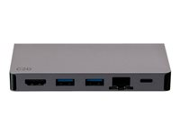 C2G USB C Docking Station with 4K HDMI, USB, Ethernet, and USB C - Power Delivery up to 100W - Dockningsstation - USB-C / Thunderbolt 3 - HDMI - 1GbE C2G54457