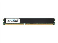 Crucial - DDR3 - modul - 8 GB - DIMM 240-pin mycket lågt - 1333 MHz / PC3-10600 - CL9 - registrerad - ECC CT8G3ERVLD81339