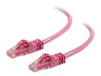 C2G Cat6 Booted Unshielded (UTP) Network Patch Cable - Patch-kabel - RJ-45 (hane) till RJ-45 (hane) - 3 m - UTP - CAT 6 - formpressad, hakfri, tvinnad - rosa 83591