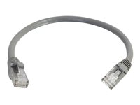 C2G Cat5e Booted Unshielded (UTP) Network Patch Cable - Patch-kabel - RJ-45 (hane) till RJ-45 (hane) - 1 m - UTP - CAT 5e - formpressad, hakfri, tvinnad - grå 83141