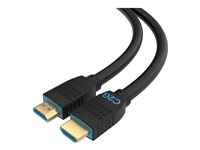C2G 15ft (4.5m) C2G Performance Series Ultra Flexible High Speed HDMI Cable - 4K 60Hz In-Wall, CMG (FT4) Rated - Hög hastighet - HDMI-kabel med Ethernet - HDMI hane till HDMI hane - 4.6 m - svart - dubbelriktad, 4K60Hz stöd C2G10400