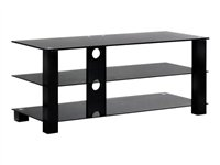Multibrackets M TV Table Envy T - Ställ - för DLP-/LCD-/plasma-TV - aluminium, härdat glas - gagatsvart - skärmstorlek: 32"-63" 7350022733336