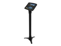 Compulocks Surface Pro 3-7 Space Enclosure Portable Floor Stand - Kiosk - Antistöld - för surfplatta - låsbar - järn, höggradig aluminium - svart - skärmstorlek: 12" - golvstående - för Microsoft Surface Pro 3, Pro 4, Pro 5, Pro 6, Pro 7, Pro 7+ 147B540GEB