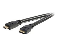 C2G 15m Active High Speed HDMI Cable In-Wall, CL3-Rated - HDMI-kabel - HDMI hane till HDMI hane - 15 m - dubbelt skärmad - svart 80547
