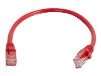 C2G Cat6 Booted Unshielded (UTP) Network Patch Cable - Patch-kabel - RJ-45 (hane) till RJ-45 (hane) - 1.5 m - UTP - CAT 6 - formpressad, hakfri, tvinnad - röd 83447