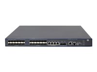 HPE 5500-24G-SFP HI Switch with 2 Interface Slots - Switch - Administrerad - 24 x Gigabit SFP + 4 x 10/100/1000 + 2 x 10 Gigabit SFP+ - rackmonterbar JG543A
