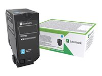 Lexmark - Cyan - original - tonerkassett LCCP, LRP, Lexmark Corporate - för Lexmark CS720de, CS720dte, CS725de, CS725dte, CX725de, CX725dhe, CX725dthe 74C2SCE