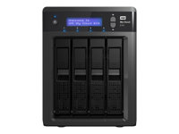 WD My Cloud EX4 WDBWWD0160KBK - NAS-server - 4 fack - 16 TB - SATA 6Gb/s - HDD 4 TB x 4 - RAID RAID 0, 1, 5, 10, JBOD - RAM 512 MB - Gigabit Ethernet - iSCSI support WDBWWD0160KBK-EESN