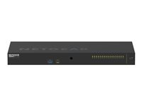 NETGEAR AV Line M4250-16XF - Switch - L3 - Administrerad - 16 x 10 Gigabit SFP+ - sida till sida luftflöde - rackmonterbar XSM4216F-100EUS
